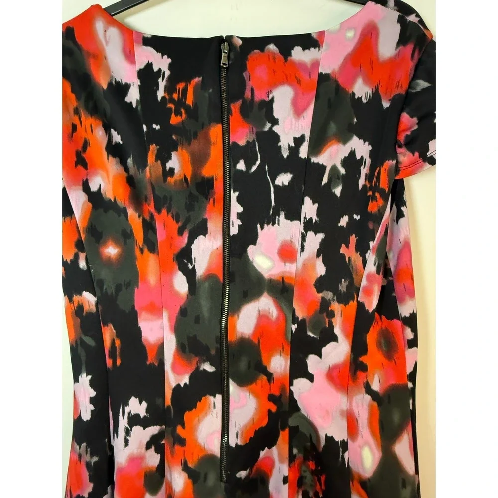 Betsy Johnson Women's‎ Size 14 Fit and Flare Dress lined back zip Floral Casual